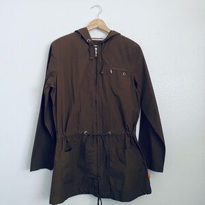Lucy Brown Utility Jacket with pockets